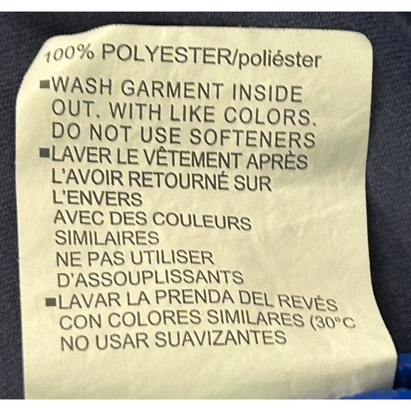Under Armour Golf Pullover Mens Large Purple Blue Loose Fit 1/4 Zip Sweatshirt - Picture 10 of 11